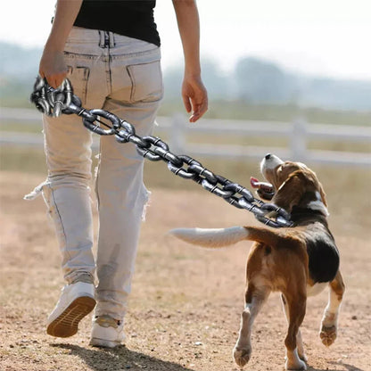 1.5M Funny Plastic Simulation Chain Dog Pet Leash Pet Tractions Rope Halloween Props